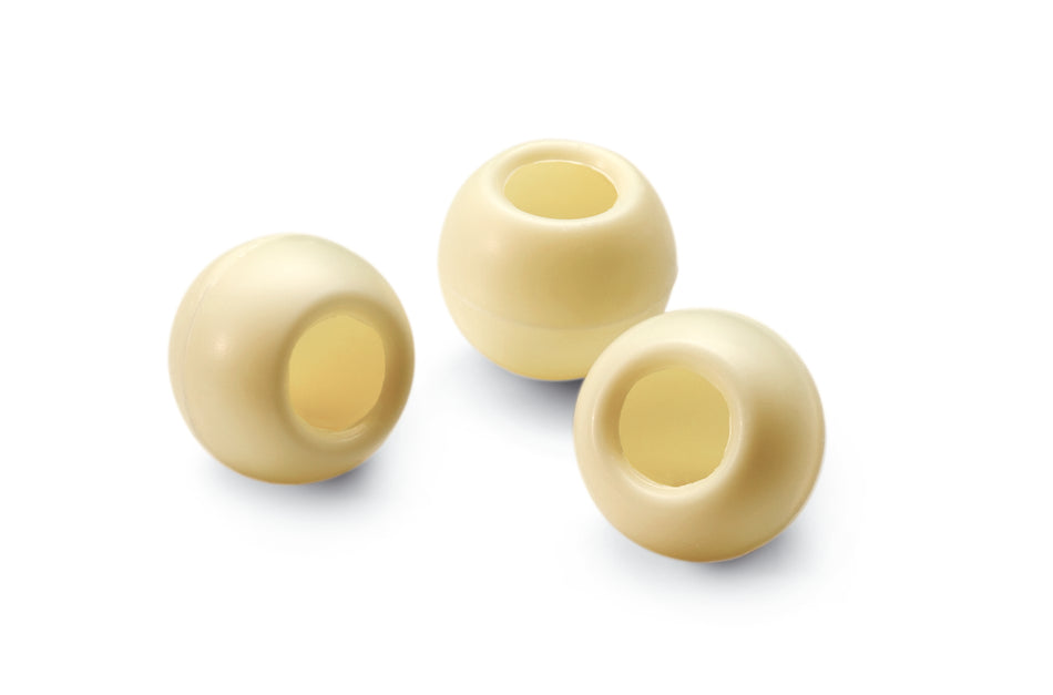 ICAM White Chocolate Truffle Shells 504 box 25mm dia