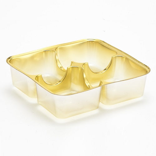 Four Cavity Gold Inserts- Pack of 5 by Home Chocolate Factory - professional pastry and chocolate equipment
