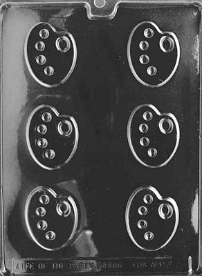 Artists Palette Chocolate Mould by Home Chocolate Factory - professional pastry and chocolate equipment