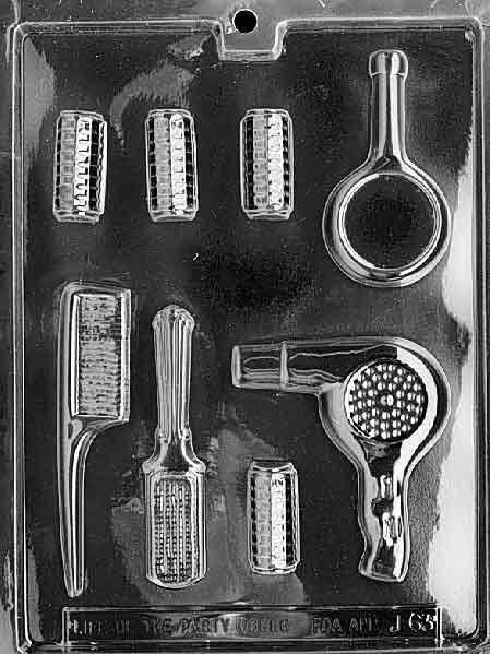 Beautician Set Chocolate Mould by Home Chocolate Factory - professional pastry and chocolate equipment