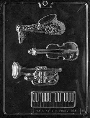 Music Kit Chocolate Mould by Home Chocolate Factory - professional pastry and chocolate equipment