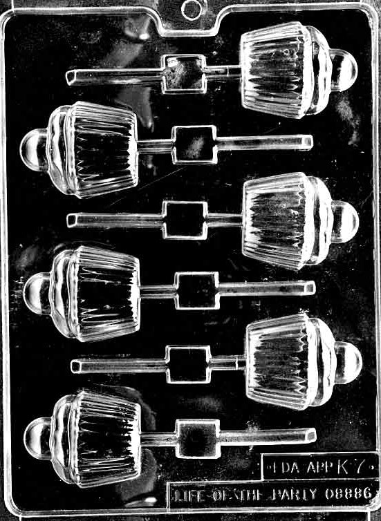 Cupcake Chocolate Mould by Home Chocolate Factory - professional pastry and chocolate equipment