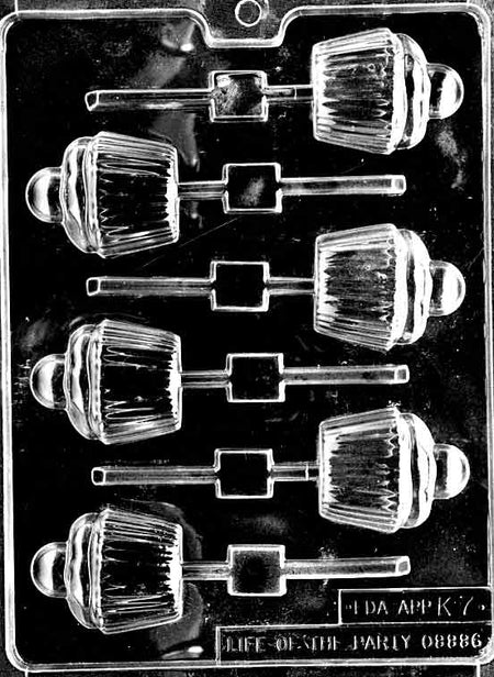 Cupcake Chocolate Mould by Home Chocolate Factory - professional pastry and chocolate equipment