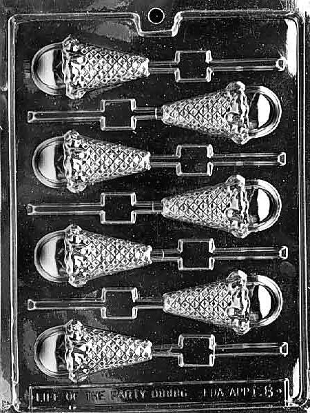 Ice Cream Cones Chocolate Mould by Home Chocolate Factory - professional pastry and chocolate equipment
