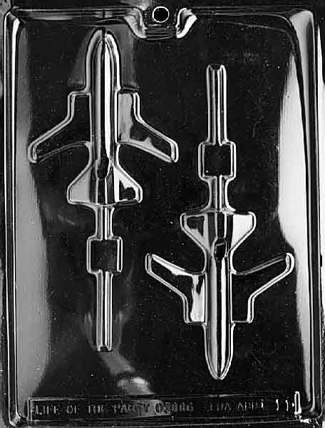 Airplane Lollipop Chocolate Mould by Home Chocolate Factory - professional pastry and chocolate equipment
