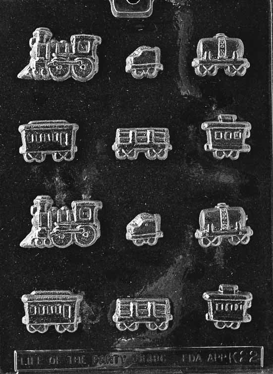 Sugar Train Chocolate Mould by Home Chocolate Factory - professional pastry and chocolate equipment