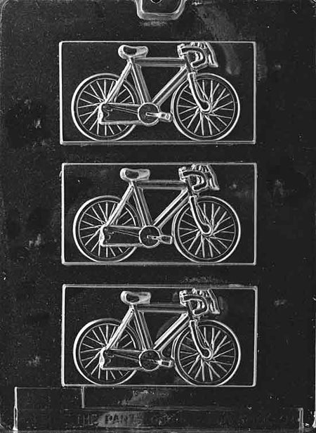 Bicycle Chocolate Mould by Home Chocolate Factory - professional pastry and chocolate equipment