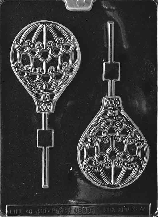 Hot Air Balloon Lollipop Chocolate Mould by Home Chocolate Factory - professional pastry and chocolate equipment