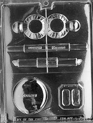 Makeup Kit Chocolate Mould by Home Chocolate Factory - professional pastry and chocolate equipment