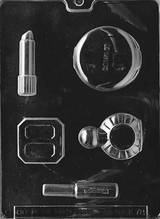 Cosmetics Chocolate Mould by Home Chocolate Factory - professional pastry and chocolate equipment