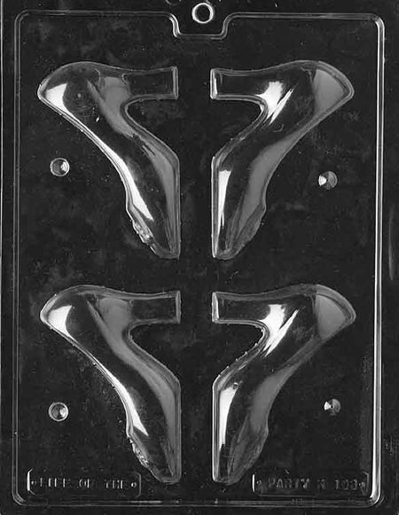 Medium 3D High Heel Shoe Chocolate Mould by Home Chocolate Factory - professional pastry and chocolate equipment
