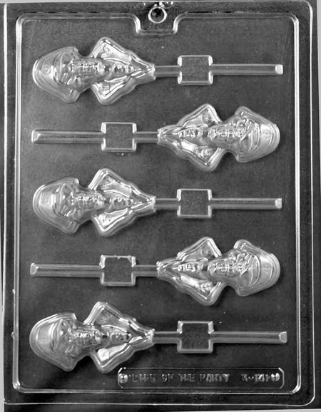 Pirate Lollipop Chocolate Mould by Home Chocolate Factory - professional pastry and chocolate equipment