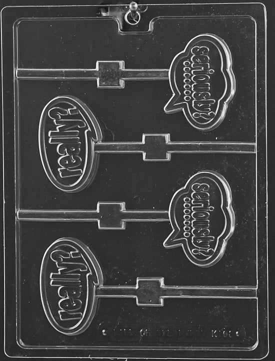 Really / Seriously Lollipop Chocolate Mould by Home Chocolate Factory - professional pastry and chocolate equipment