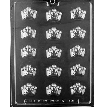 Crowns Chocolate Mould 2 by Home Chocolate Factory - professional pastry and chocolate equipment