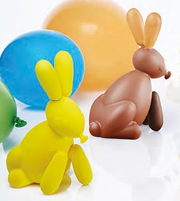 Pavoni Rabbit Thermoformed Chocolate Mould Kit by Home Chocolate Factory - professional pastry and chocolate equipment