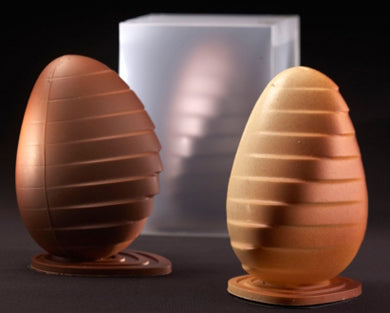 Pavoni 200mm Easter Egg Thermoformed Chocolate Mould Kit by Home Chocolate Factory - professional pastry and chocolate equipment
