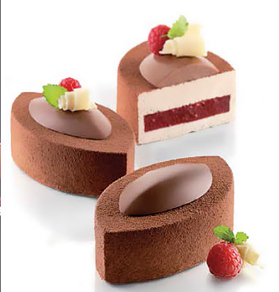 Silikomart Lovissimo Medium Entremet Professional Silicon Mould Kit by Home Chocolate Factory - professional pastry and chocolate equipment