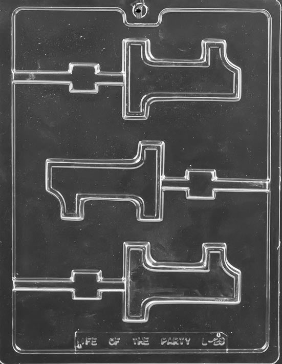 Number 1 Lollipop Chocolate Mould by Home Chocolate Factory - professional pastry and chocolate equipment