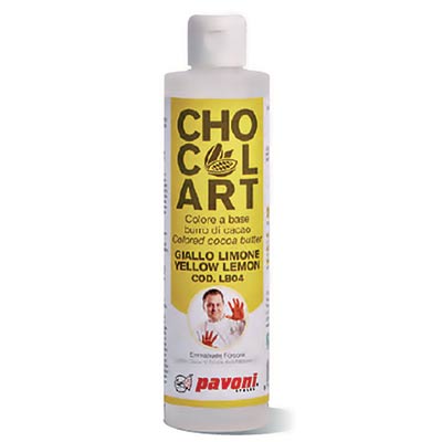 Pavoni Coloured Cocoa Butter - Lemon Yellow - 200g by Home Chocolate Factory - professional pastry and chocolate equipment