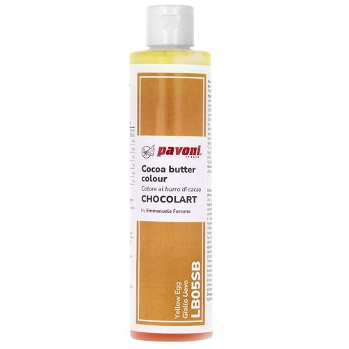 Pavoni Coloured Cocoa Butter - Egg Yellow - 200g by Home Chocolate Factory - professional pastry and chocolate equipment