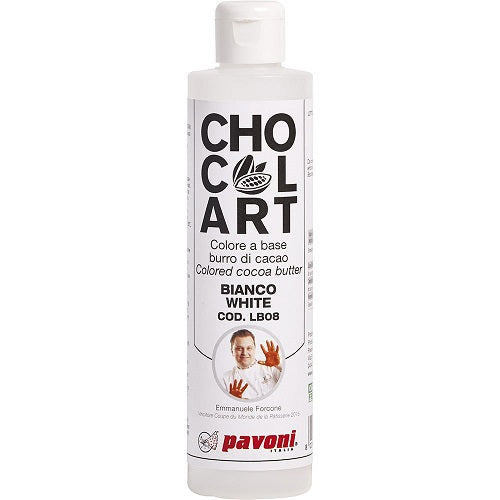 Pavoni Coloured Cocoa Butter -  White - 200g by Home Chocolate Factory - professional pastry and chocolate equipment
