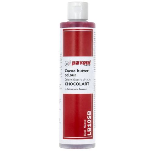 Pavoni Coloured Cocoa Butter -  Red - 200g by Home Chocolate Factory - professional pastry and chocolate equipment