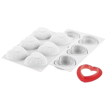 Silikomart Lovely 110 Professional Silicon Mould & Cutter by Home Chocolate Factory - professional pastry and chocolate equipment