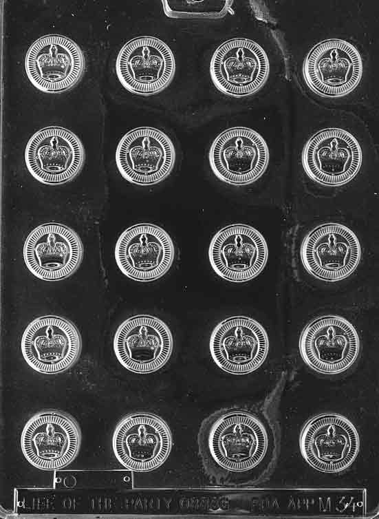Draughts Pieces Chocolate Mould by Home Chocolate Factory - professional pastry and chocolate equipment