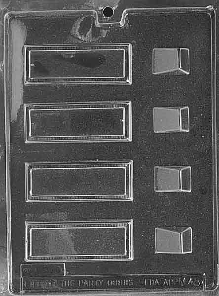 Place Cards Chocolate Mould by Home Chocolate Factory - professional pastry and chocolate equipment