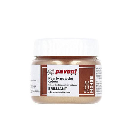 Pavoni Brilliant Metallic Colouring Powder - Bronze by Home Chocolate Factory - professional pastry and chocolate equipment