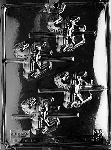 Carousel Horses Chocolate Mould by Home Chocolate Factory - professional pastry and chocolate equipment