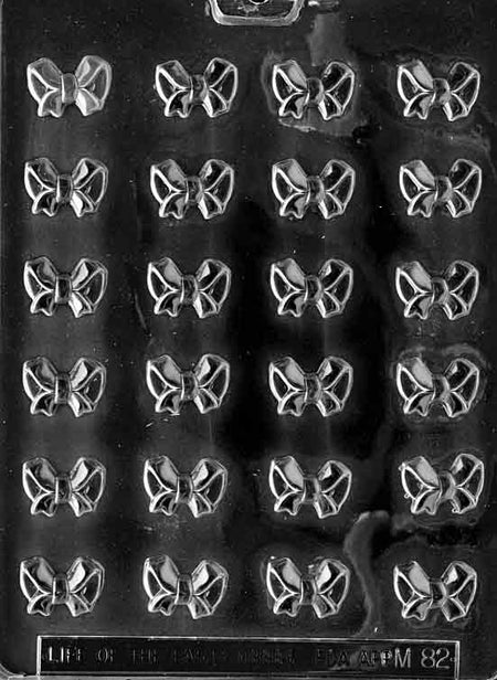Bite Sized Bows Chocolate Mould by Home Chocolate Factory - professional pastry and chocolate equipment