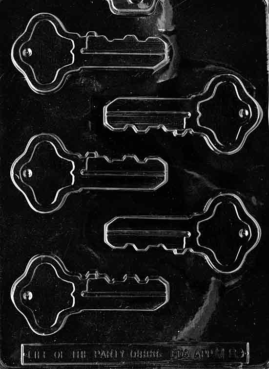 Keys Chocolate Mould by Home Chocolate Factory - professional pastry and chocolate equipment