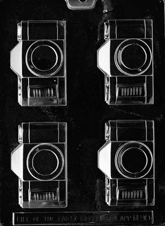 Camera Flat Back Chocolate Mould by Home Chocolate Factory - professional pastry and chocolate equipment