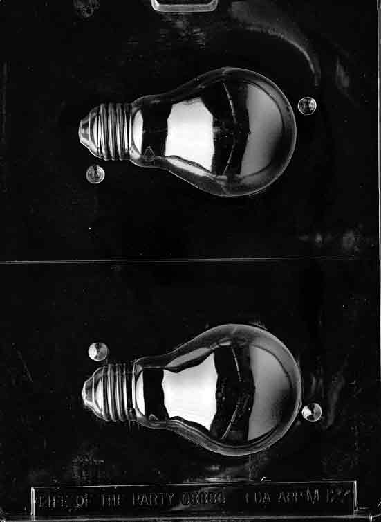 Bulb Chocolate Mould by Home Chocolate Factory - professional pastry and chocolate equipment