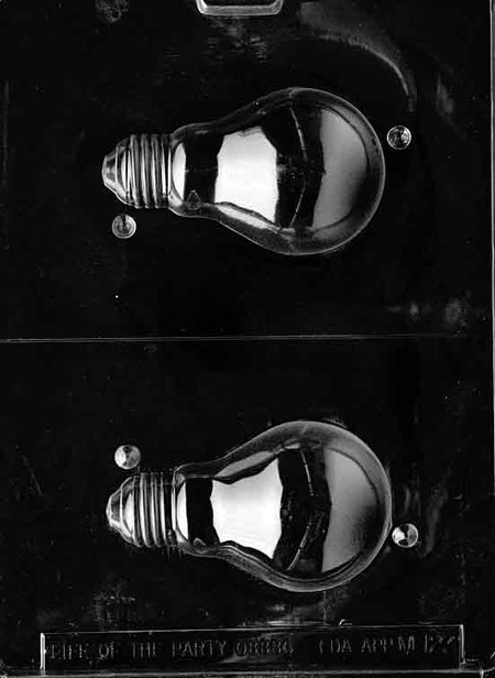 Bulb Chocolate Mould by Home Chocolate Factory - professional pastry and chocolate equipment