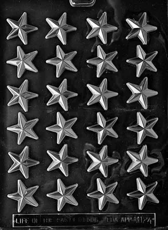 Small Bite Sized Stars Chocolate Mould by Home Chocolate Factory - professional pastry and chocolate equipment