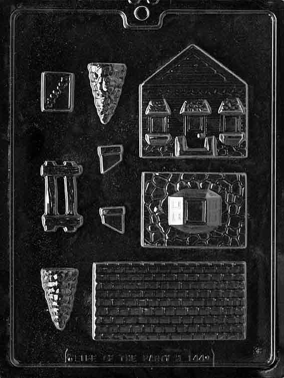 Small House Chocolate Mould by Home Chocolate Factory - professional pastry and chocolate equipment
