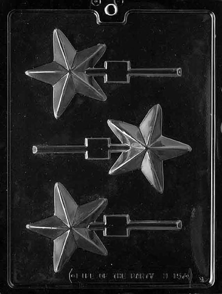 Star Lollipop Chocolate Mould by Home Chocolate Factory - professional pastry and chocolate equipment