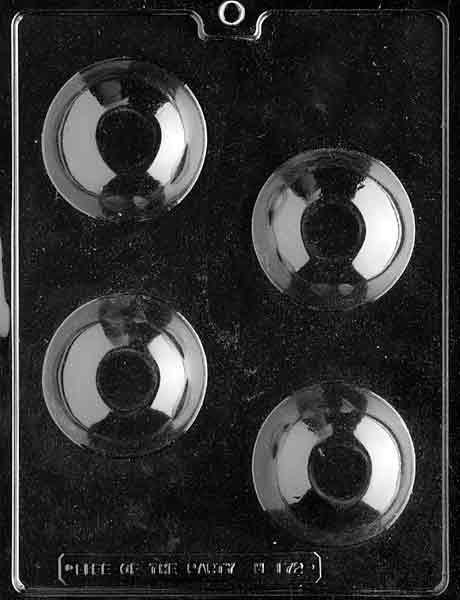 Round Dome Mould Chocolate Mould by Home Chocolate Factory - professional pastry and chocolate equipment