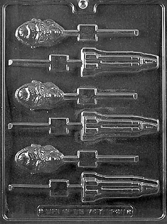 Ape and Empire State Building Chocolate Mould by Home Chocolate Factory - professional pastry and chocolate equipment