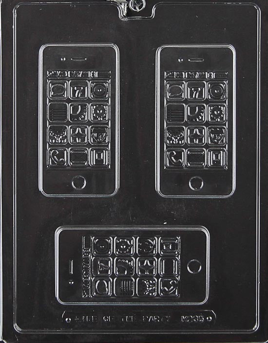 Smartphone Chocolate Mould by Home Chocolate Factory - professional pastry and chocolate equipment