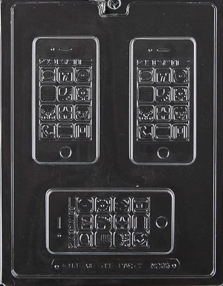 Smartphone Chocolate Mould by Home Chocolate Factory - professional pastry and chocolate equipment