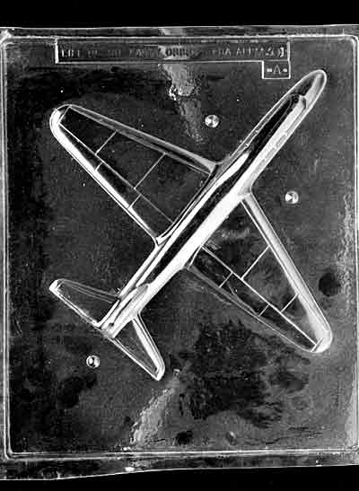 Large Jet Plane Chocolate Mould - Part 1 by Home Chocolate Factory - professional pastry and chocolate equipment
