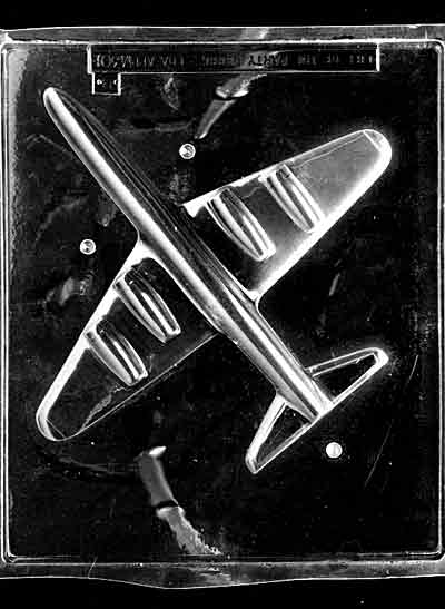 Large Jet Plane Chocolate Mould - Part 2 by Home Chocolate Factory - professional pastry and chocolate equipment