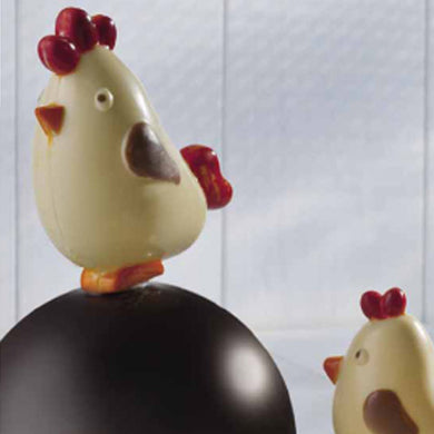 Martellato Rooster Polycarbonate Chocolate Mould by Home Chocolate Factory - professional pastry and chocolate equipment