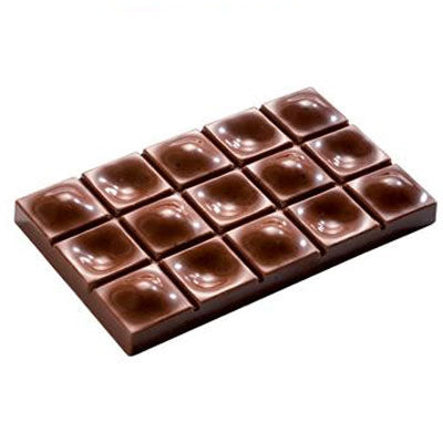 Martellato Low-High 80g Bar Polycarbonate Chocolate Mould by Home Chocolate Factory - professional pastry and chocolate equipment