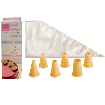 Mallard Ferriere Pastry Bags & Tubes Set by Home Chocolate Factory - professional pastry and chocolate equipment