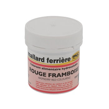 Mallard Ferriere Water Soluble Colouring Powder - Raspberry Red - 20g by Home Chocolate Factory - professional pastry and chocolate equipment