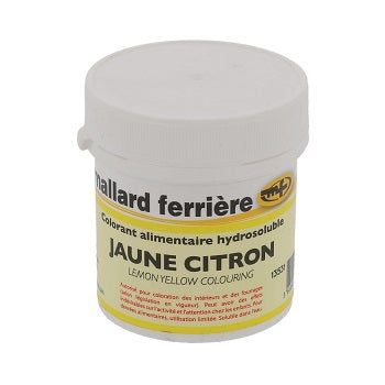 Mallard Ferriere Water Soluble Colouring Powder - Lemon Yellow - 20g by Home Chocolate Factory - professional pastry and chocolate equipment